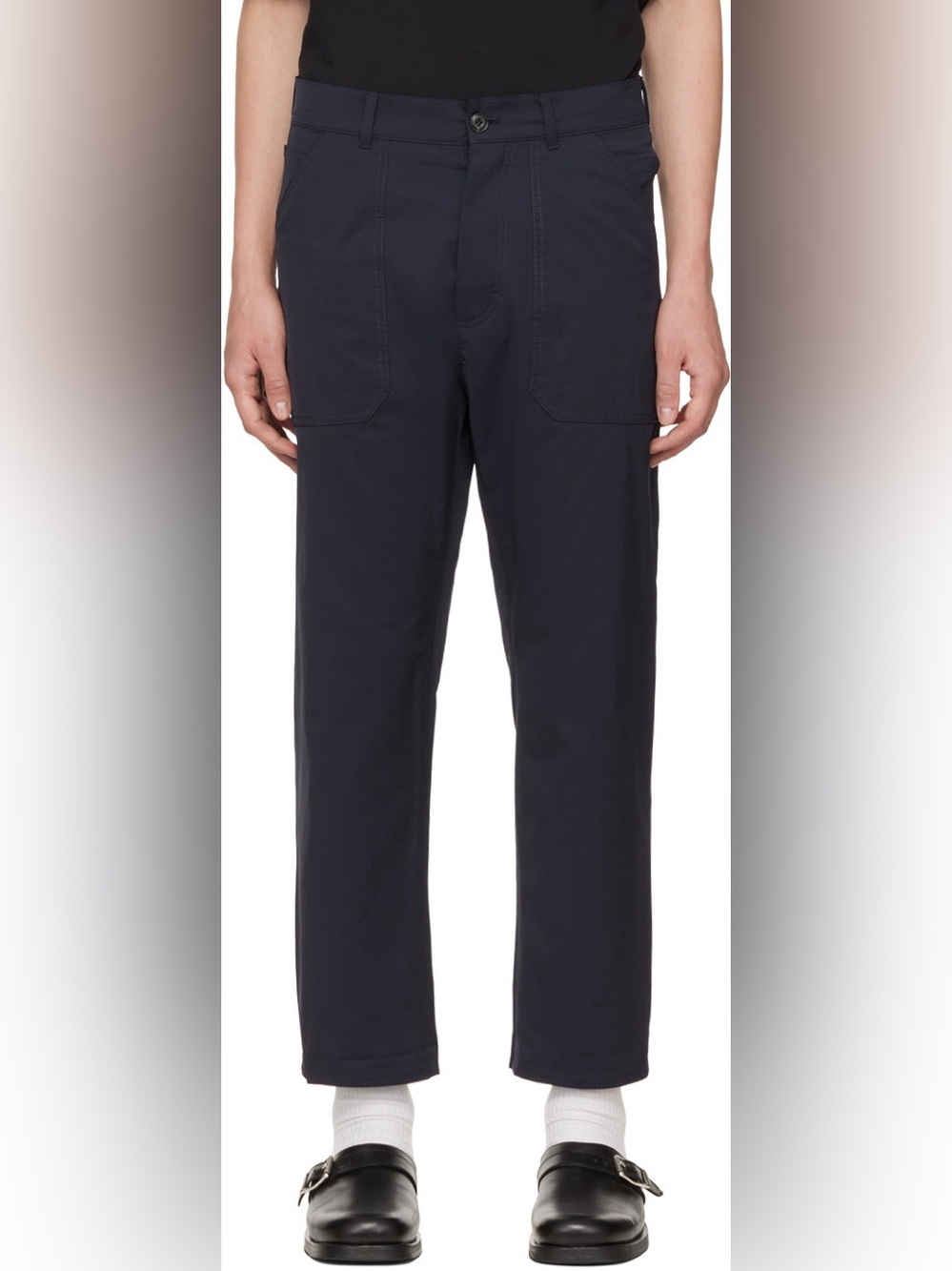 Nanushka Jett Men’s Black Straight Leg Trousers Size 32